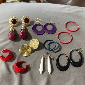 Vintage 80’s Gold Earrings